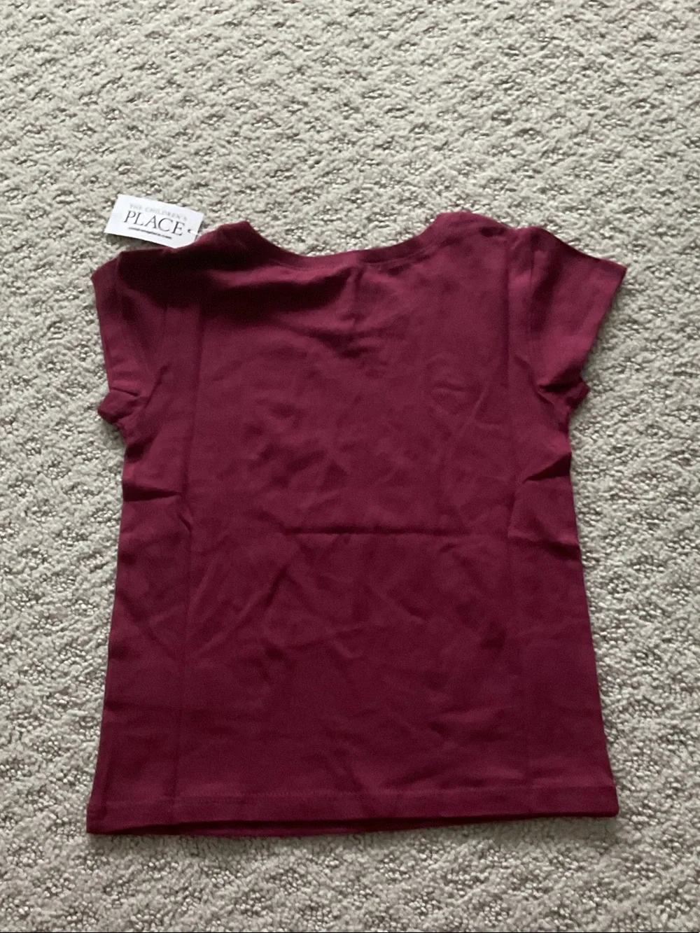 The Children's Place Short Sleeve Tee - Ruby Wine 0474